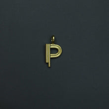 Load image into Gallery viewer, XII Gold Letter Pendant