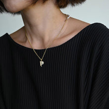 Load image into Gallery viewer, XII Gem Set Letter Pendant