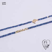 Load image into Gallery viewer, polished/tumbled blue sapphire beads