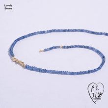 Load image into Gallery viewer, Faceted blue sapphire beads