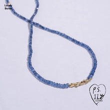 Load image into Gallery viewer, Faceted blue sapphire beads