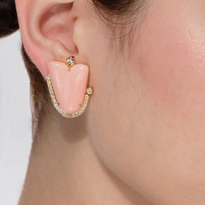 Angel Skin Mismatched Earrings