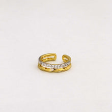 Load image into Gallery viewer, Twist Duo Ring