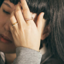 Load image into Gallery viewer, Twist Duo Ring