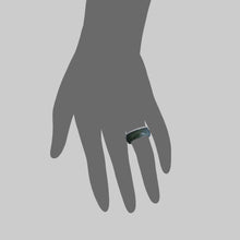Load image into Gallery viewer, Bi-Color Green to White Jade Eternity Ring
