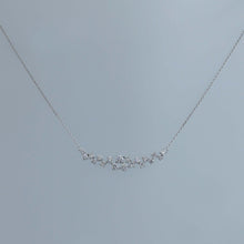 Load image into Gallery viewer, Round and Princess Cut Diamond Fragment Necklace
