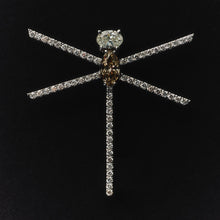 Load image into Gallery viewer, Diamond Dragonfly Brooch
