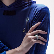 Load image into Gallery viewer, Phrenite and Peridot Lapel Pin
