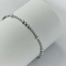 Load image into Gallery viewer, Diamond Ellipse 3-1 Tennis Bracelet
