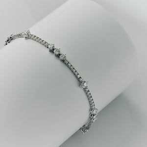 Diamond Ellipse 3-1 Tennis Bracelet