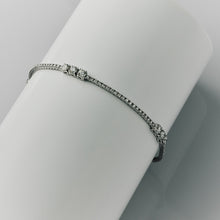 Load image into Gallery viewer, Diamond Ellipse 3-3 Tennis Bracelet
