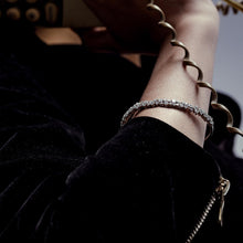 Load image into Gallery viewer, Fragment Princess Cut and Round Diamond Bangle
