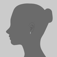 Load image into Gallery viewer, Double Line Diamond Hoops
