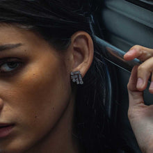 Load image into Gallery viewer, Diamond Segment Earrings
