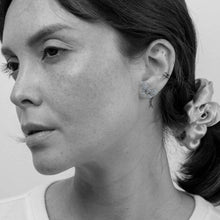 Load image into Gallery viewer, Diamond Pave Butterfly Earrings
