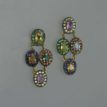 Load image into Gallery viewer, Candy Mosaic Drop Earrings
