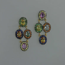 Load image into Gallery viewer, Candy Mosaic Drop Earrings
