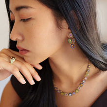 Load image into Gallery viewer, Candy Mosaic Drop Earrings
