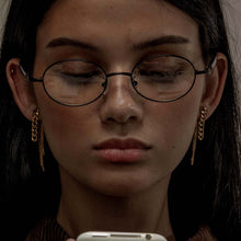 Load image into Gallery viewer, Cuban Fringe Chain Drop Earrings
