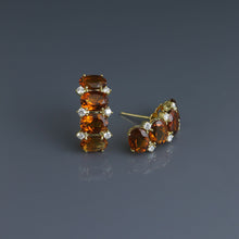 Load image into Gallery viewer, Madeira Citrine Half Hoops
