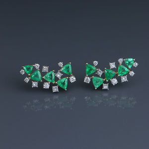 Zambian Emerald Trillants Ear Crawlers