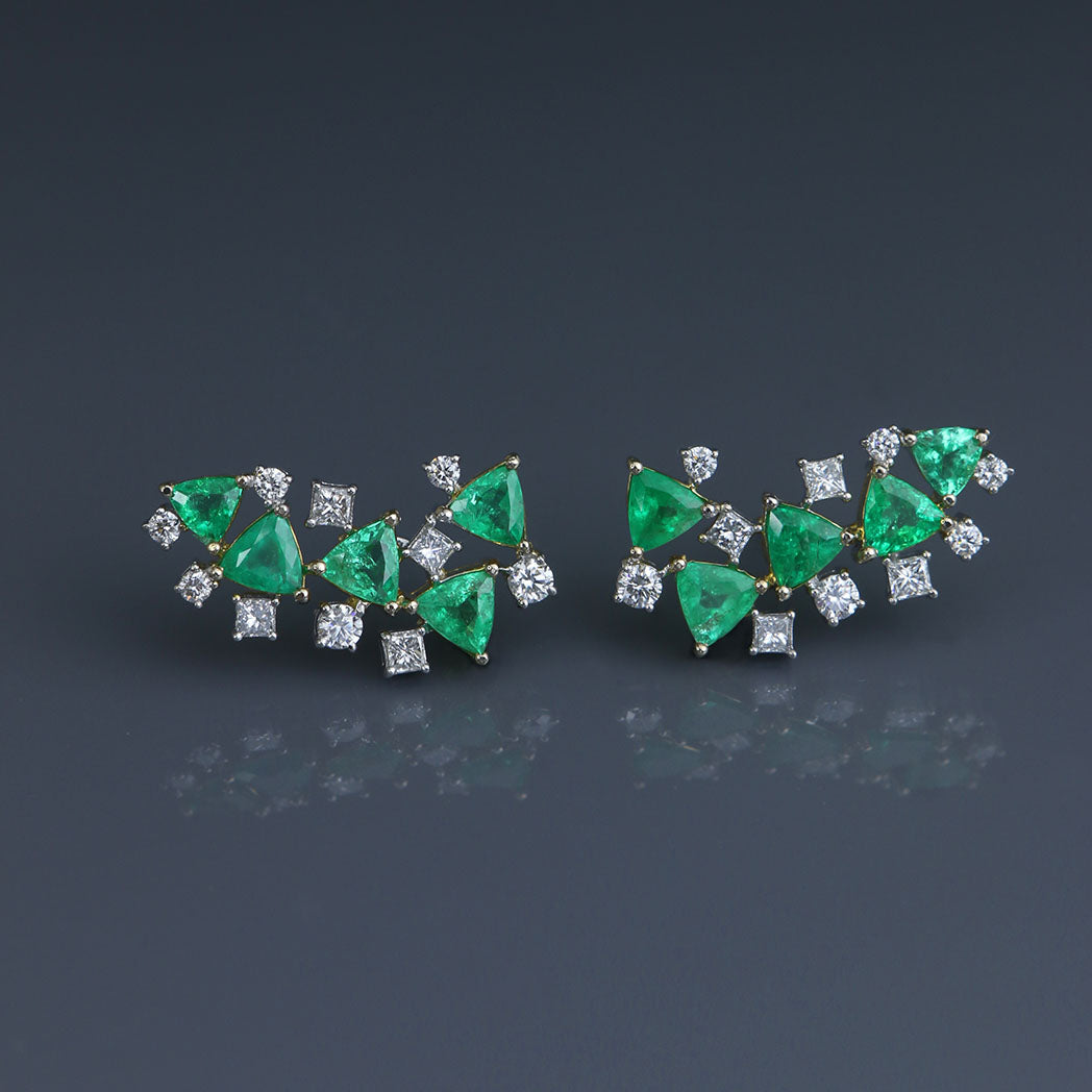 Zambian Emerald Trillants Ear Crawlers