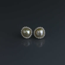 Load image into Gallery viewer, Golden Keshi Halo Earrings
