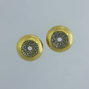 Reverse Dome Olmec Earrings
