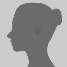 Load image into Gallery viewer, 3 Prong Diamond Line Drop Earrings
