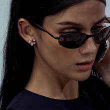 Load image into Gallery viewer, Pink Tourmaline Satellite Earrings

