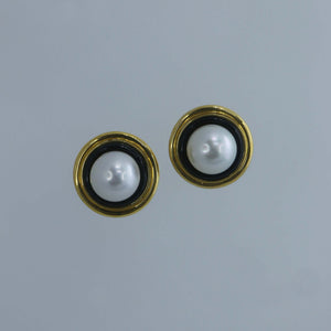 South Sea Pearl Circles Earrings