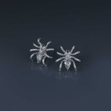 Load image into Gallery viewer, Diamond Spider Earrings
