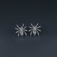 Load image into Gallery viewer, Diamond Spider Earrings
