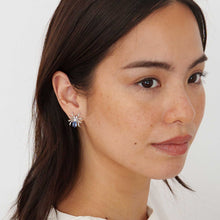 Load image into Gallery viewer, Ceylon Sapphire Spider Earrings
