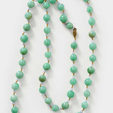 Load image into Gallery viewer, Green and Lavender Jadeite Rosary Necklace
