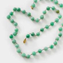 Load image into Gallery viewer, Green and Lavender Burmese Jadeite Rosary Necklace
