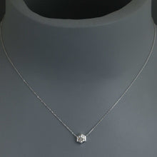Load image into Gallery viewer, Hex Diamond Solitaire Necklace
