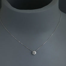 Load image into Gallery viewer, Zero Diamond Solitaire Necklace
