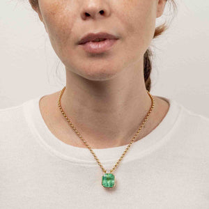 Stunning Colombian Emerald Pendant