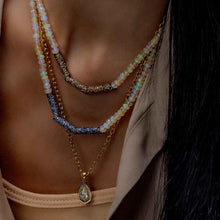 Load image into Gallery viewer, Step Pear Yellow Diamond Necklace
