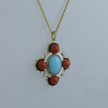 Load image into Gallery viewer, Egyptian Motif Art Deco Cross
