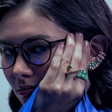 Load image into Gallery viewer, % Zambian Emerald Ring
