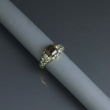 Load image into Gallery viewer, Desert Diamond Cushion Pave Dome Ring
