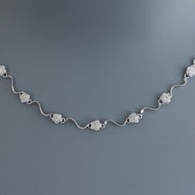 Load image into Gallery viewer, Diamond Rositas Deco Millgrain Link Necklace
