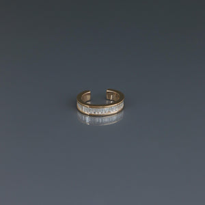 PS ILY Lux Diamond Baguette Ear Cuff