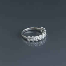 Load image into Gallery viewer, Oval Diamonds Half Eternity Ring
