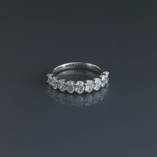 Load image into Gallery viewer, Oval Diamonds Half Eternity Ring
