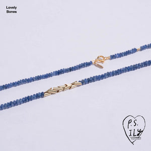 polished/tumbled blue sapphire beads