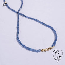 Load image into Gallery viewer, Faceted blue sapphire beads
