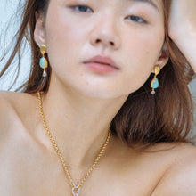 Load image into Gallery viewer, Mismatched Ethiopian Opal Deco Earrings
